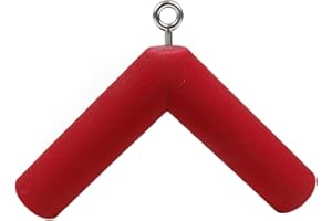 Atomik Climbing Holds Training 3 inch in Diameter XXL V-Wing in Red for Hand, Forearm, and Grip Training Used on Ninja Warrior Courses