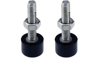HNGSON Hood Adjuster Bumper Stopper Rubber Hood Bumper Stop Bolt Nuts M4×20mm, Pack of 2