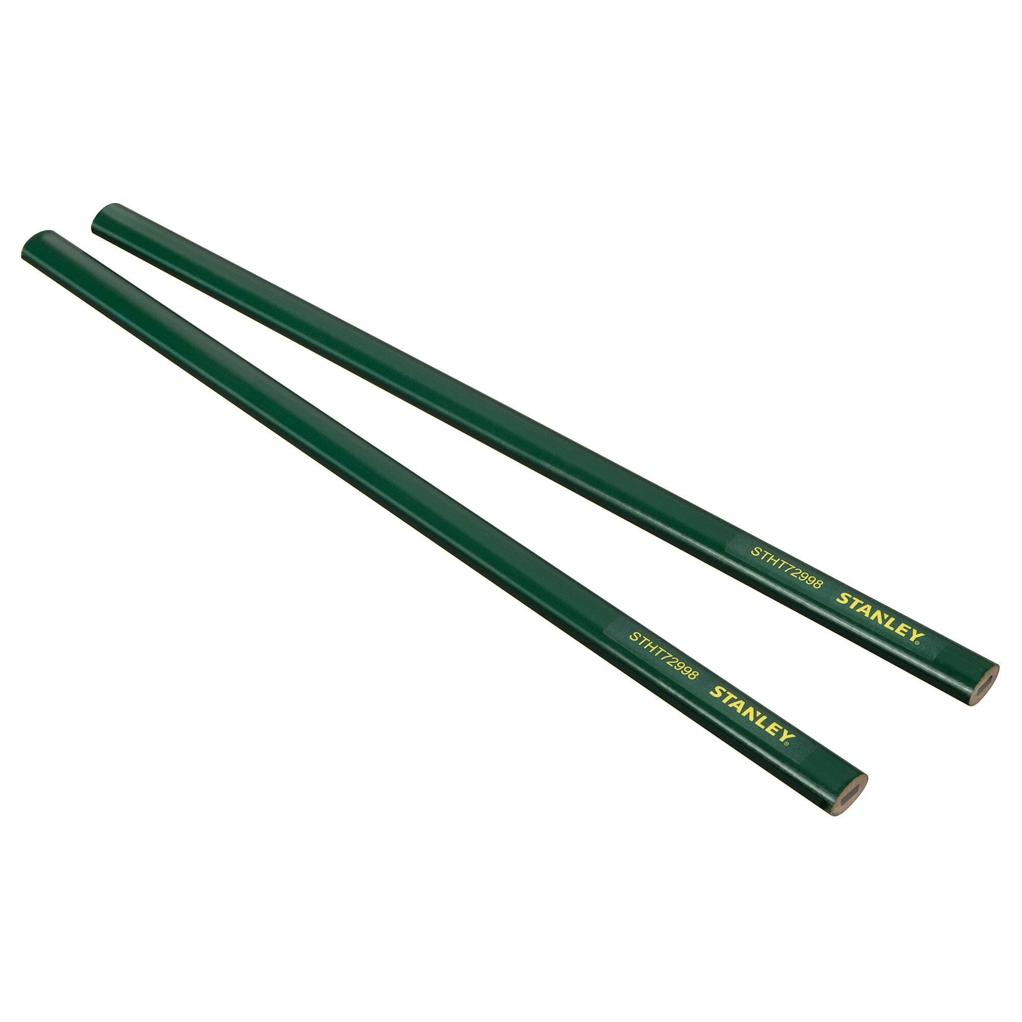 Stanley STHT0-72998 Workman's Pencils - 30 cm, 2 Pieces - Green Exterior