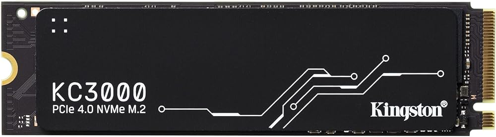 Kingston KC3000 PCIe 4.0 NVMe M.2 SSD 1024GB KC3000S/1024G