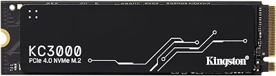 Kingston KC3000 PCIe 4.0 NVMe M.2 SSD 2048GB KC3000D/2048G