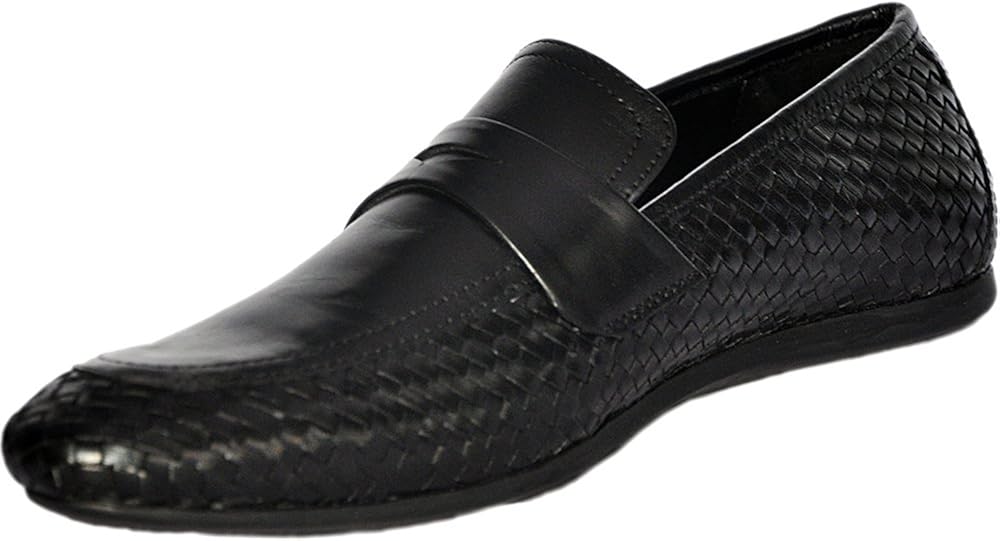 Buy COBBLER CLUB Men�s Black Leather Loafer Shoes (Size