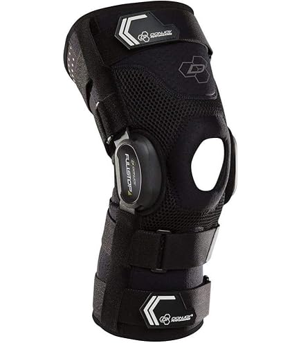 Amazon.com: DonJoy Deluxe Hinged Knee Sleeve - Neoprene-Free