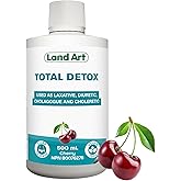 Total Detox - Full Body Cleanse - Eliminate Toxins - Optimize Liver Functions - Promote Digestive Regularity - 8 Botanicals -