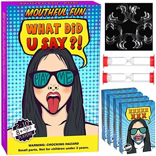 Mouthful Fun - Mouthpiece Challenge Game for Friends and Families on Crazy Party