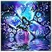 5D DIY Diamond Painting Kits,WisLotife Full Drill Diamond Painting Rhinestone Crystal Embroidery Pictures Cross Stitch for Home Wall Decoration Fantasy Butterfly 11.8×11.8 inch(Fantasy Butterfly)