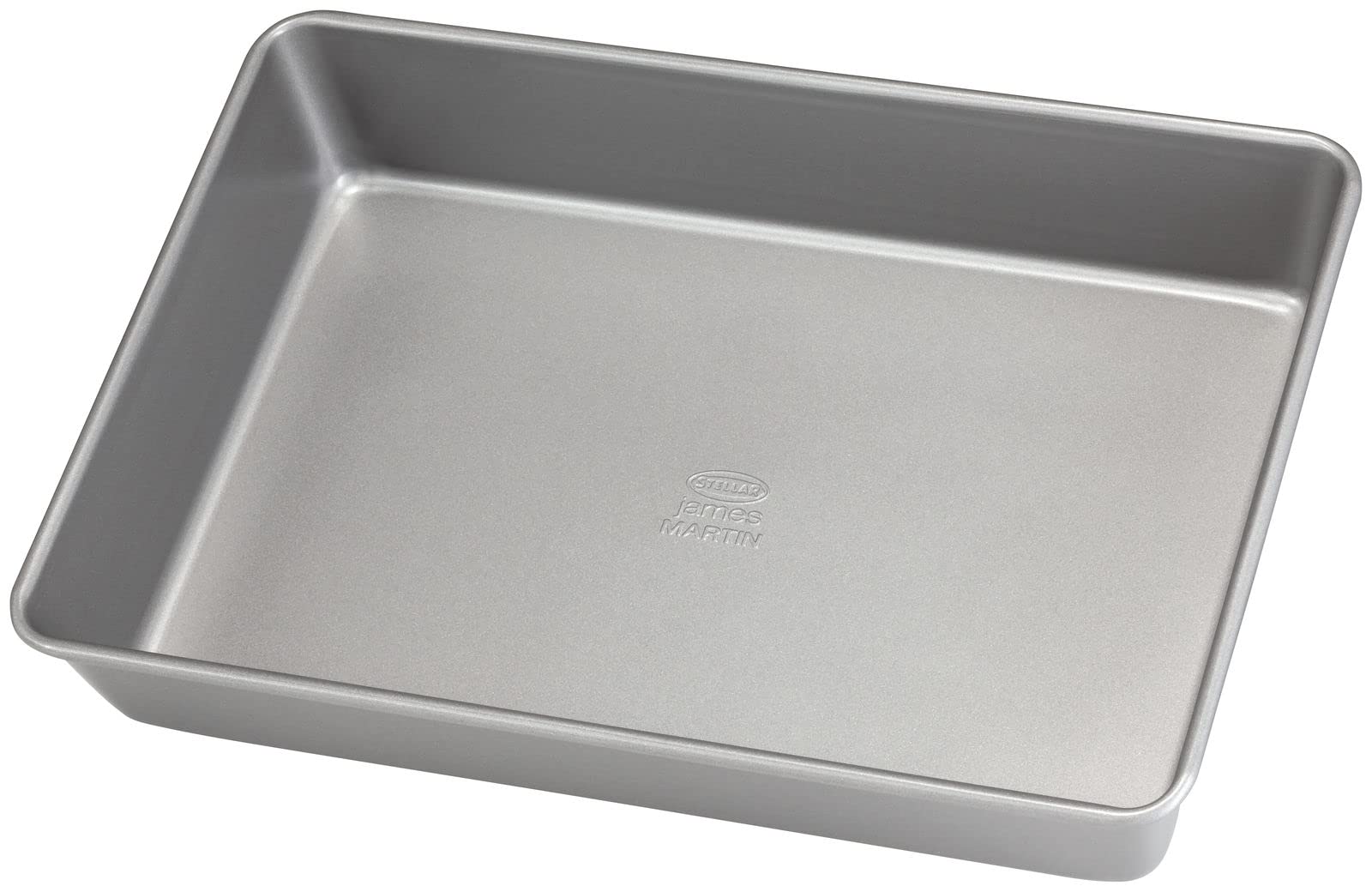 Stellar James Martin Non-Stick Cake Tin/Roasting Tray, Dishwasher Safe 33cm x 23cm x 6cm