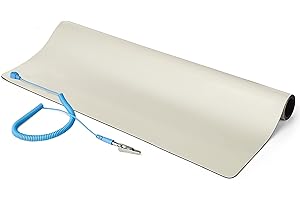 StarTech.com Anti Static Mat, ESD Mat for Electronics Repair, Anti Static Table/Desk Mat w/Detachable Grounding Wire, ANSI/ES