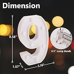 LED Marquee Sign Light Up Letters, Alphabet Light