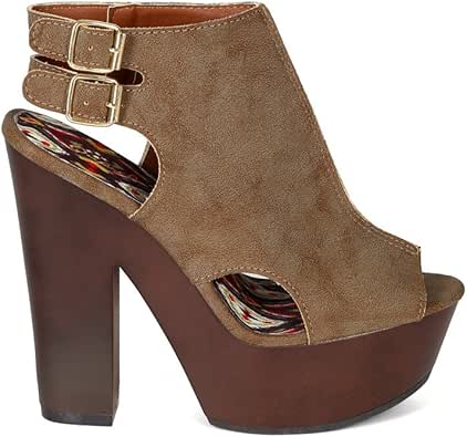 peep toe slingback boots