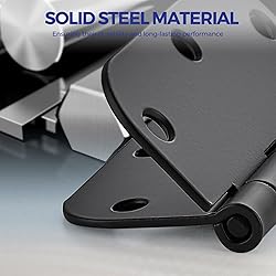 Ravinte 30 Pack Matte Black Door Hinges 3.5"x