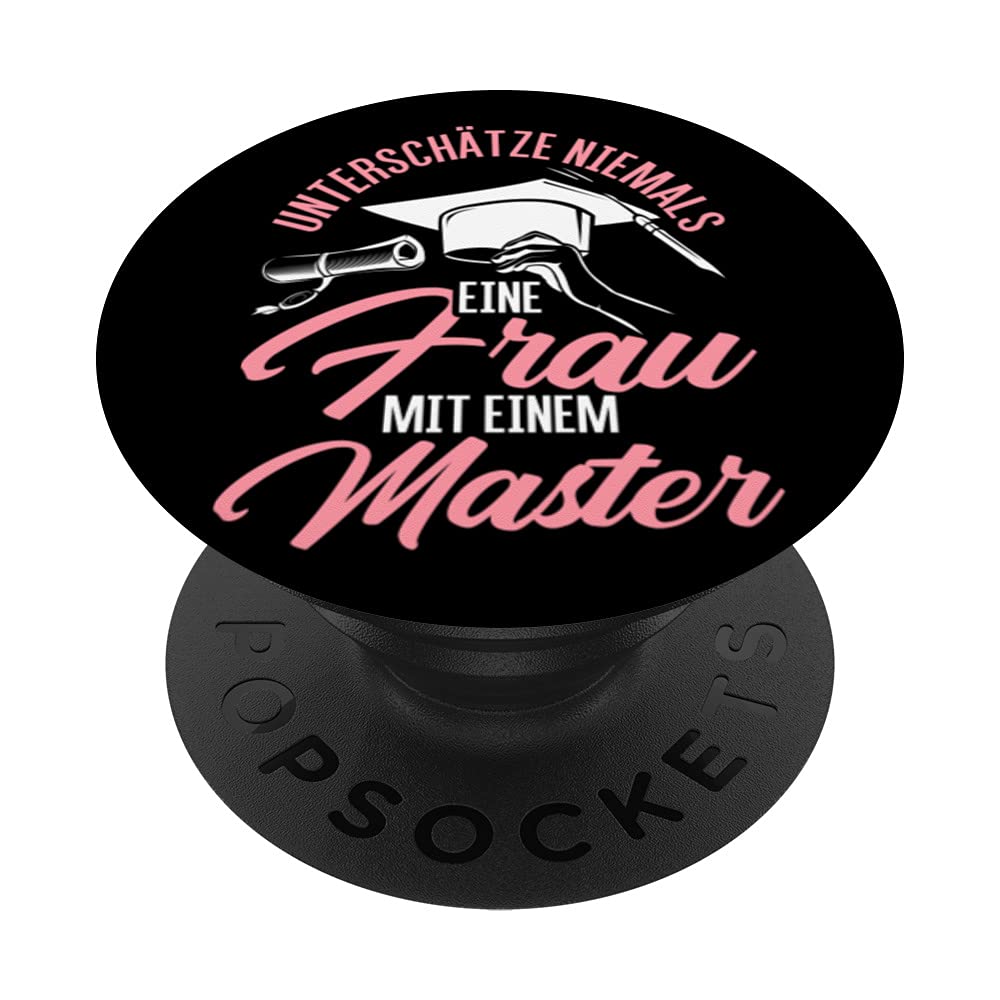 Underestimates Never A Woman With A Master Hat PopSockets Swappable PopGrip