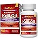 NewRhythm Krill Oil, 1250mg High Potency, Pharma Grade 90 Softgels