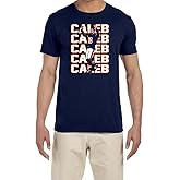 Navy Chicago Caleb Williams Text Pic T-Shirt