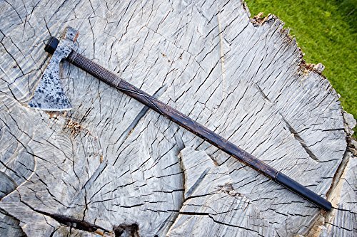 16-17th C. Middle Eastern original hatchet, Viking battle axe, Collectible ancient Cossacks axe, Ancient weapon, Rare authentic battle axe - Thumbnail 7
