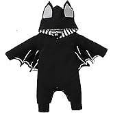 Zusnxaxe Newborn Infant Baby Boy Girl Costume Outfit Uniform Astronaut Bat Costume Clothes Ropmer Prisoner with Hat Long