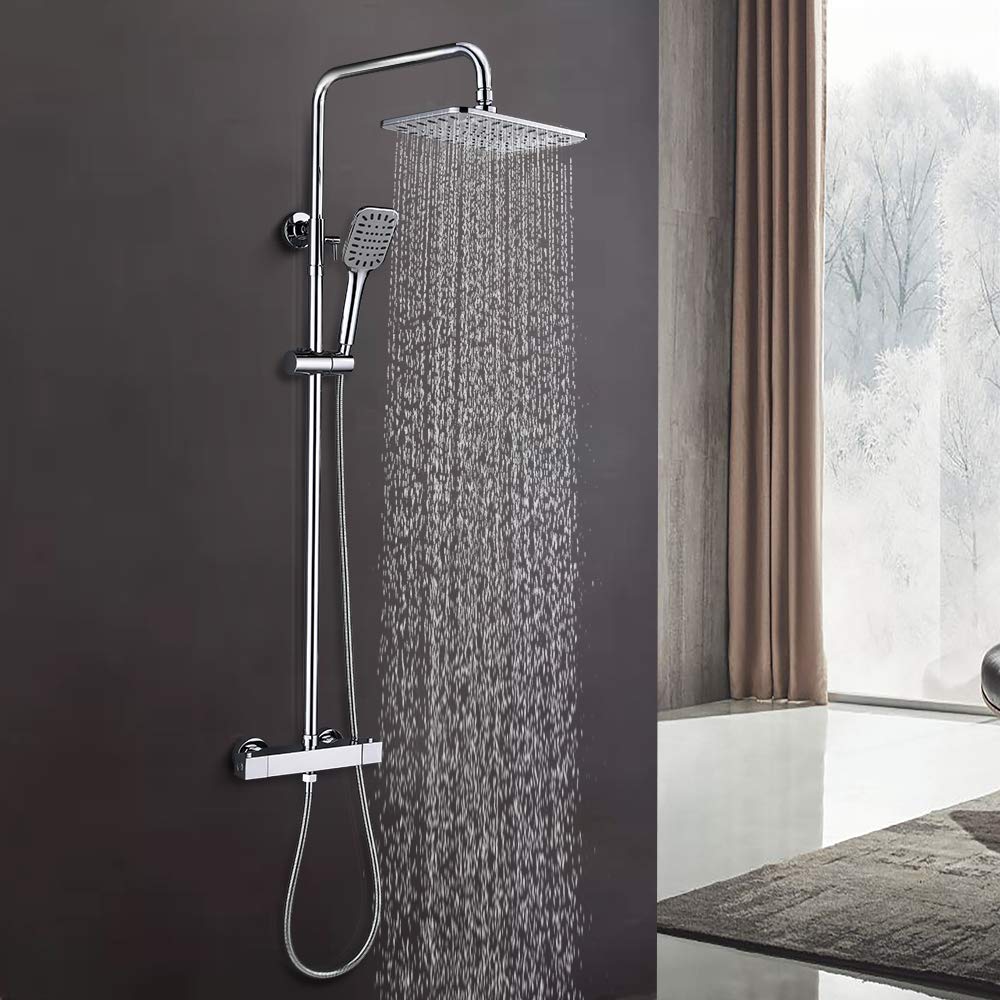 Buy DUTRIX Shower System Chrome, Wall Mount Concealed DualFunctional