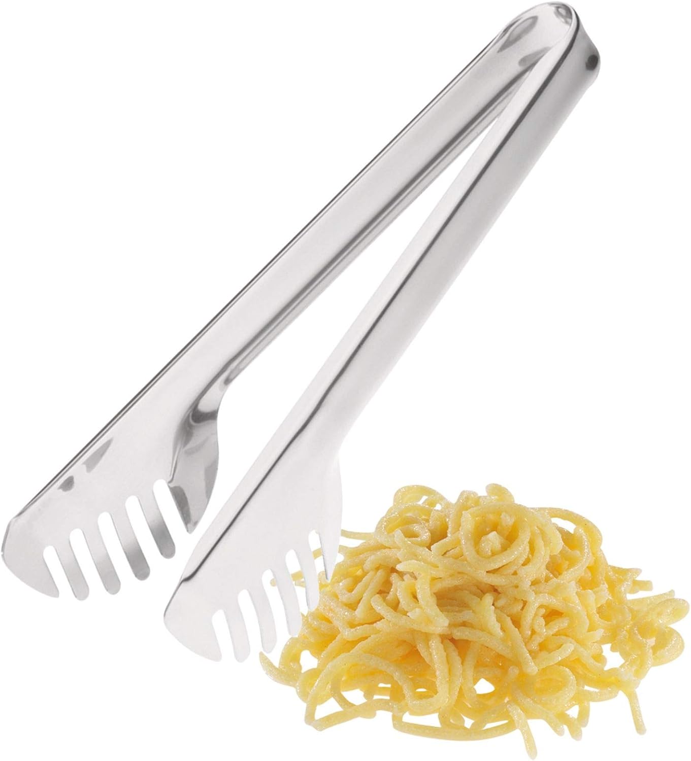 Westmark Salat-und Spaghettizange, Edelstahl Silber, Länge: 23,8 cm