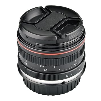 Baosity EF 50 mm f/1.4L USM Lente de Enfoque Fijo Manual para ...