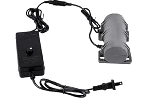 JIAWANSHUN DC24V Vibration Motor, 3800RPM Sieve Vibratior, Rotary Speed Vibrating Motor for Massage Bed Vibration Chair Medical Instruments, with Adjustable Speed Adapter (Speed Adjustable)