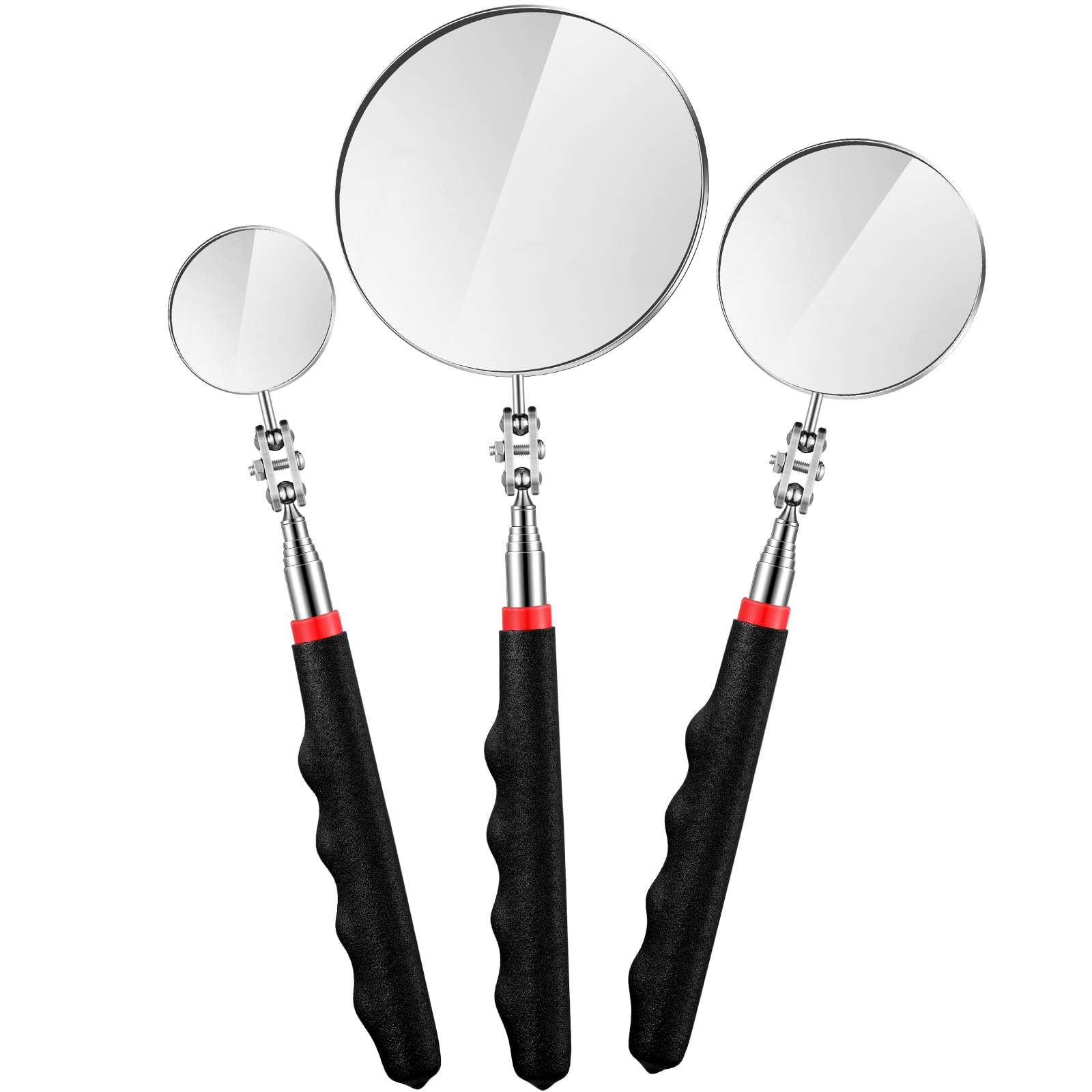 Copkim 3 Pieces Telescoping Inspection Mirror