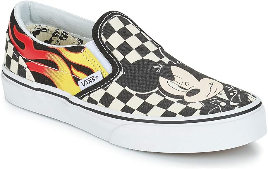 vans classic slip on mickey mouse