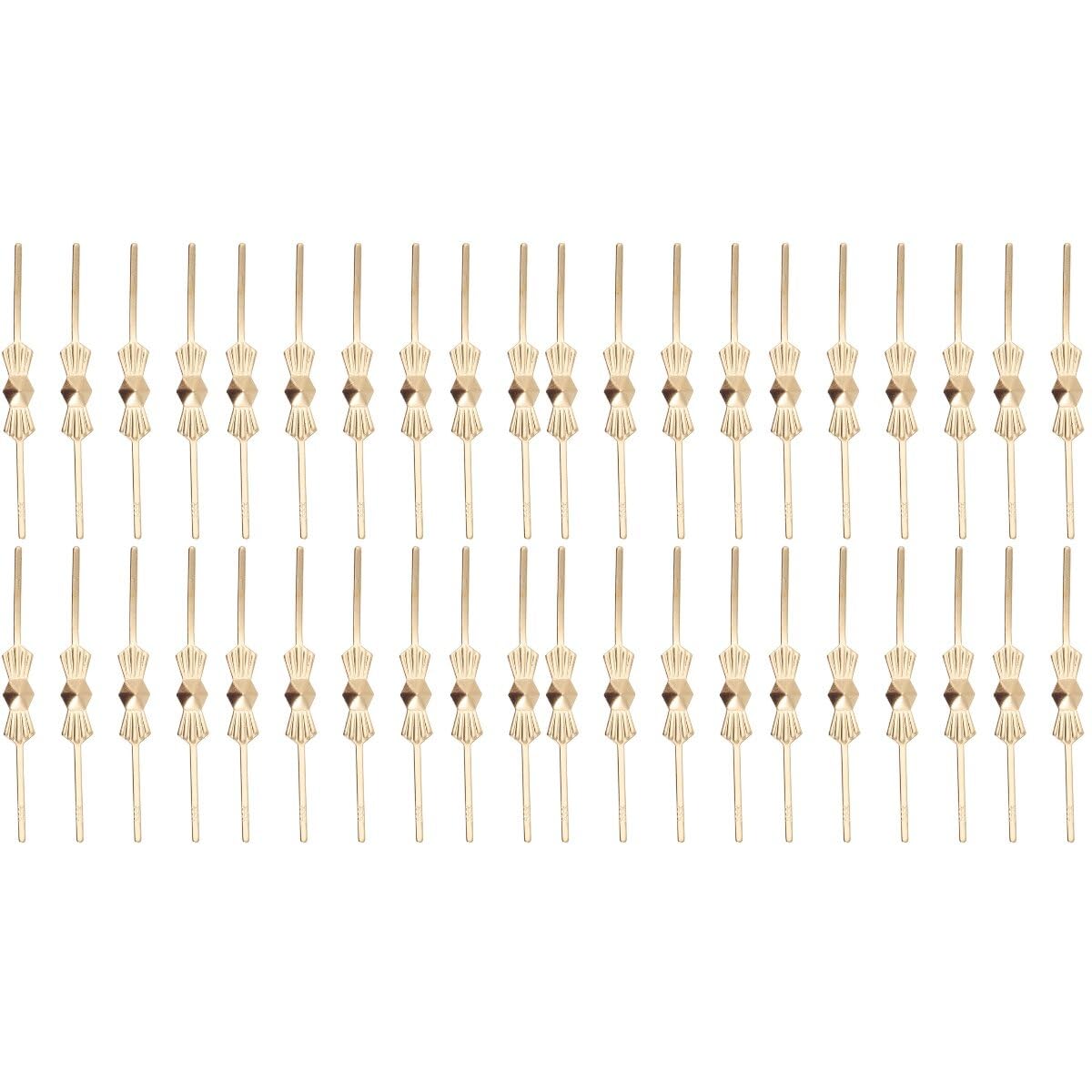 YARNOW 400 Pcs Crystal Lamp Accessories Wristlet Lanyard Cell Phone Accessories Gold Chandelier Fastening Clips Chandelier Bow Tie Clips Chandelier Bow Tie Connectors Chandelier Parts