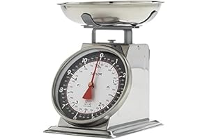 Taylor Mechanical Kitchen Food Scale with Bowl, Weighs Up to 11lbs, Measures in Grams and Ounces, Analog Cooking Scale for Ba