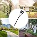 SUNNEST 12Pack Solar Lights Outdoor, Outdoor Garden Lights, Solar Pathway Lights, Outdoor Landscape Lighting for Lawn/Patio/Yard/Walkway/Driveway ST-3493 (Stainless Steel)