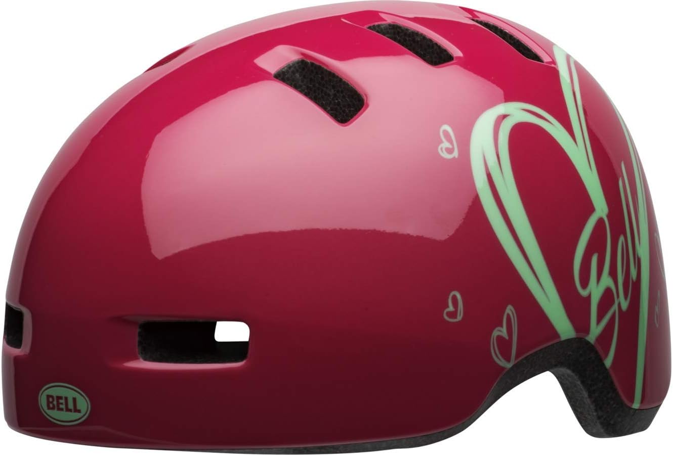 BELL Unisex Youth Lil Ripper Children's Bicycle Helmet, Pink Adore, One Size, One Size | 45-52cm