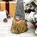 ITOMTE Handmade Swedish Gnome, Scandinavian Tomte, Yule Santa Nisse, Nordic Figurine, Plush Elf Toy, Home Decor, Winter Table Ornament, Christmas Decorations, Holiday Presents - 12 Inches, Grey