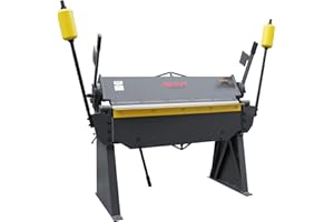 KAKA INDUSTRIAL Sheet Metal Brake,48-Inch Straight Brake12-Gauge (0.1 inch) Mild Steel Capacity Heavy-Duty Metal Brake Bender, 0-135 Degree Adjustable Floor Siding Brake W-4812T
