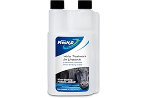 SWAMP FOX INNOVATIONS Show FresH2O Livestock Water Treatment for Drinking Water - Effectively Eliminates Chlorine & Removes Related Odor in Drinking Water, Easy to Use, Treats Up to 150 Gallons of Chlorinated Water - 16oz