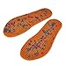 LYAPKO Acupuncture Shoe Insoles Foot Therapy Massager 2088 Needles 5 Ag - size US W15.5 M14 / EU 48. Premium Reflexology Unique Patented Acupressure Massage Tool