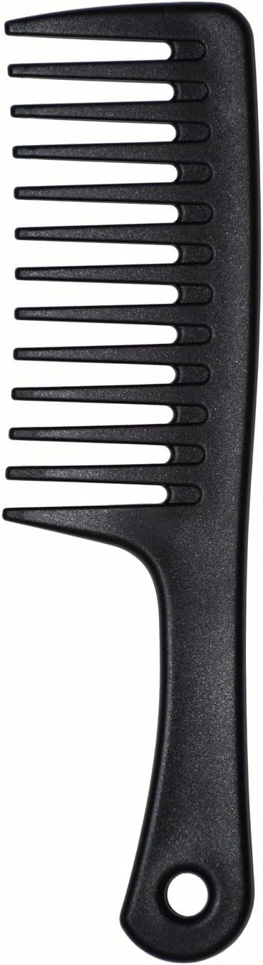 Tongtletech Wide Tooth Detangling Brush, Best Styling Comb for Long Wet & Dry or Curly Hair, Black, Black Detangling Comb - Image 3
