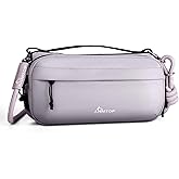 Small Crossbody Travel Bag for Women, Water-Resistant Nylon, RFID Blocking, Organizer with Bottle Slot, Adjustable Rope Strap