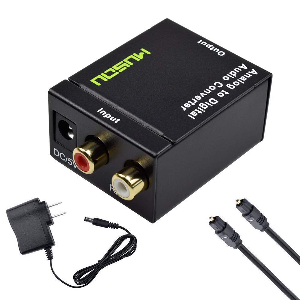 Musou RCA Analog to Digital Optical Toslink Coaxial Audio Converter