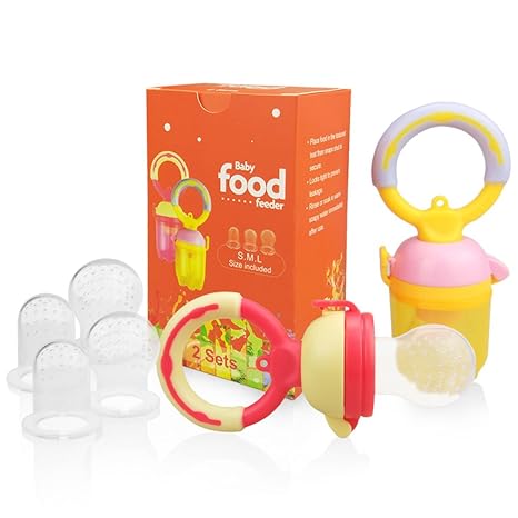 Buy Baby Fresh Food Feeder Pacifier 2 Sets Silivo Silicone