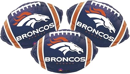 Amazon Com Denver Broncos Football Party Decoration 18 Balloons