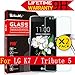 LG K7 / Tribute 5 /LG Treasure LTE Glass Screen Protector, [2 Pack] AnoKe(0.3mm 9H 2.5D) Best Tempered Glass Screen Protector FilmFor LG K7 / Tribute 5 Glass - 2Pack NEW