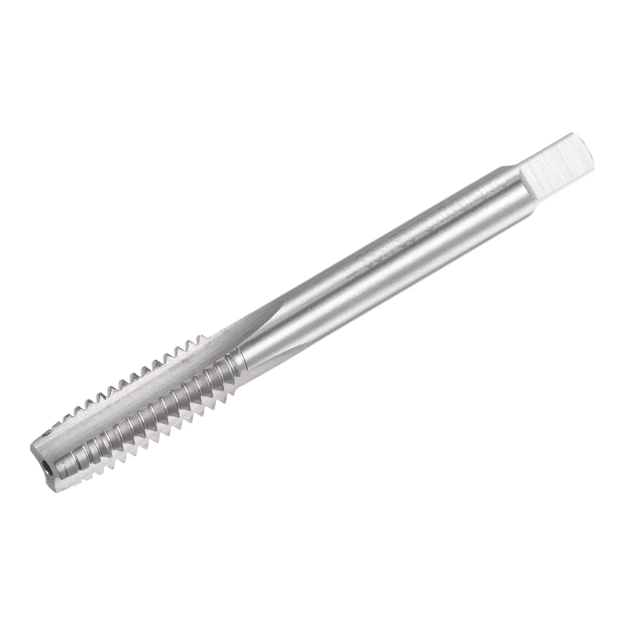 sourcing map Thread Milling Threading Tap 5/16"-18 UNC, Left Hand Machine HSS (High Speed Steel) 6542 Uncoated 3 Straight Flutes 2B Tolerance Grade