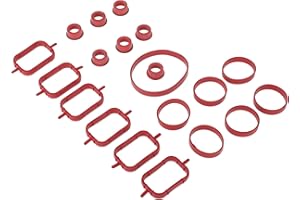 Partuto Intake Inlet Manifold Gaskets Seals for BMW X5 2009-2013 3.0L for BMW 335D 2009-2011 3.0L Engine Intake Manifold Gasket Replaces No.11612246945/11617790198