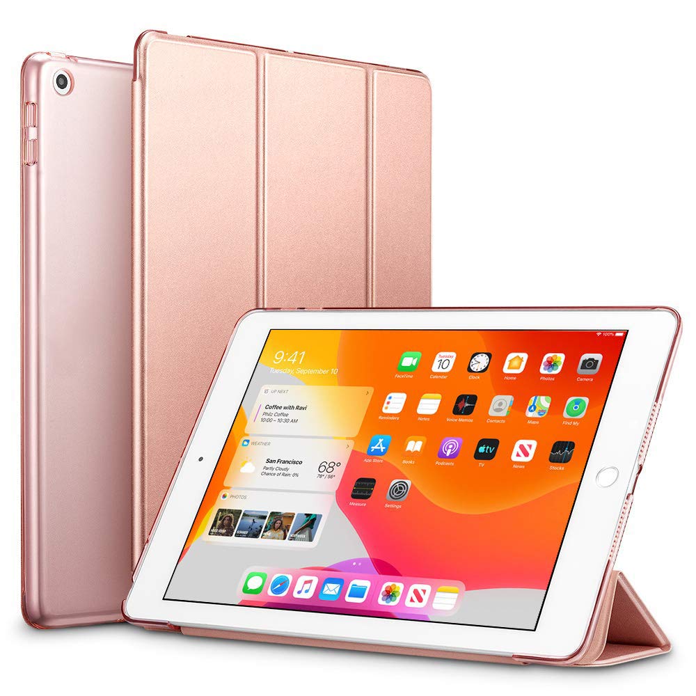 For Apple iPad Mini 1/2/3 Smart Case with Automatic Magnetic Wake/Sleep (Rose Gold) — image 1