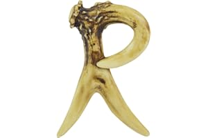 Pine Ridge Personalized Name Art 6" Antler Letter R Home Decor - 3D Western Decorative Hanging Wall Letters Decorations Deer Antler Monogram Hunting Sign Design - Unique Gift Ideas