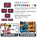 PRO Packing Cubes | 6 Piece Travel Bags Organizer for Luggage | Multi-size Ultralight Travel Cubes | Suitcase Organizer Bags Set | Makes Packing Easy - Hot Pink