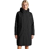 PITINAN Rain Coats For Women Waterproof Rain Jacket Hooded With Convertible Bag Windbreaker Trench Coat S-XXL