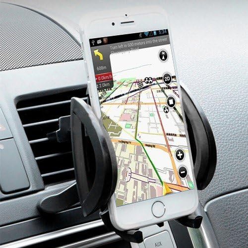 Case+Stylus, Fits Universal Apple ZTE Samsung Mobile Phone Air Vent Car Holder-Black Liner Pad. A Great Way to Display Cell Phones;Puts Your Phone at A Comfortable Viewing Angle.Fits The Models below: