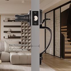 KNOBWELL Front Door Handle, Single Cylinder Front