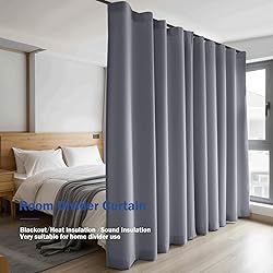 cbsroro Room Divider Blackout Curtain Total Privacy