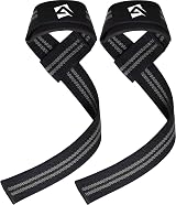 AQF Weight Lifting Straps 60CM Cotton with Neoprene Padding Pair